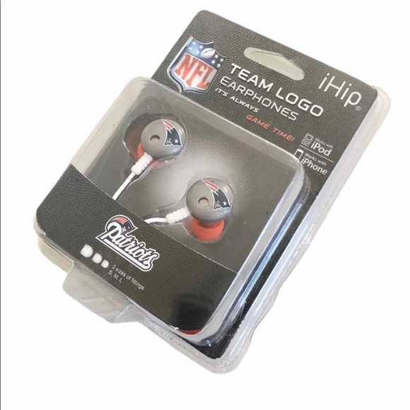 New England Patriots IPhone/ IPod Earbuds/ Earphones - Picture 2 of 9